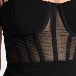 MISHA Jaslynn Bonded Crepe Dress -Deals Glitz Muse Store misha301441071b 1669215394845 2 0. UX357 QL90