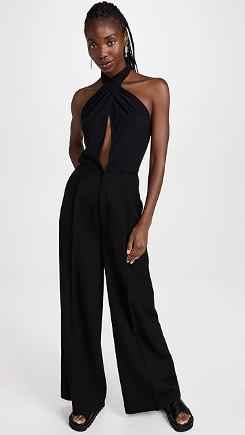 MM6 Maison Margiela Halter Neck Jumpsuit 3 MM6 Maison Margiela Halter Neck Jumpsuit