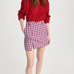 Monse Check Decosntructed Mini Skirt -Deals Glitz Muse Store mnsee3042248479 1669137868577 2 0. UX357 QL90