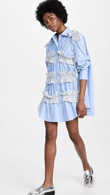 MSGM Multi Stripe Shirtdress 3 MSGM Multi Stripe Shirtdress