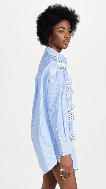 MSGM Multi Stripe Shirtdress 5 MSGM Multi Stripe Shirtdress - Image 3