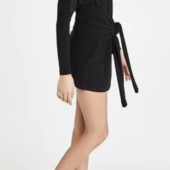 Norma Kamali Mini Tie Front Dress -Deals Glitz Muse Store nkama309541071b q3 2 0. UX357 QL90