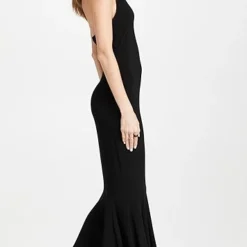 Norma Kamali Halter Turtle Fishtail Dress -Deals Glitz Muse Store nkama309631b002 1626188707899 2 0. UX357 QL90