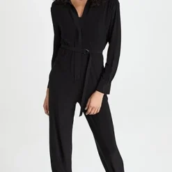 Norma Kamali Shirt Jog Jumpsuit