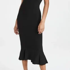 Norma Kamali Slip Fishtail Dress