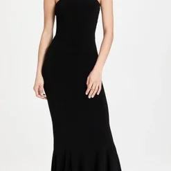 Norma Kamali Strapless Fishtail Gown