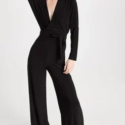 Norma Kamali Dolman Wrap Jumpsuit