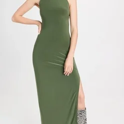 Norma Kamali Halter Turtle Side Slit Gown -Deals Glitz Muse Store nkama3106411163 1670978316136 2 0. UX357 QL90