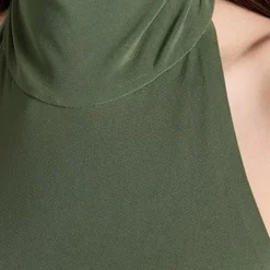 Norma Kamali Halter Turtle Side Slit Gown -Deals Glitz Muse Store nkama3106411163 1670978318381 2 0. UX357 QL90