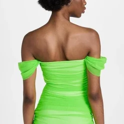 Norma Kamali Walter Mini Dress With Winglet Sleeves -Deals Glitz Muse Store nkama3108924029 1678222178154 2 0. UX357 QL90