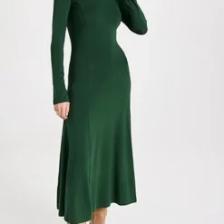 Ninety Percent Arielle Stretch Gathered Shoulder Maxi Dress