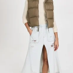 One Teaspoon Bel Air Blue Shabby Skirt