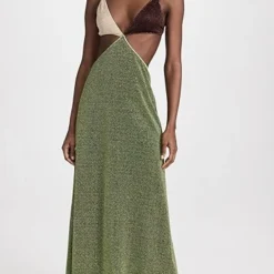 Oseree Lumire Color Cut Out Dress