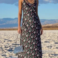 Paco Rabanne Long Floral Dress