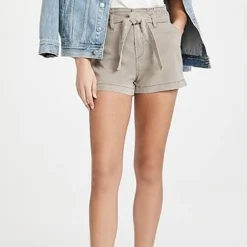 PAIGE Anessa Shorts With Pleated Waistband -Deals Glitz Muse Store pdeni412551aa73 q4 2 1. UX357 QL90