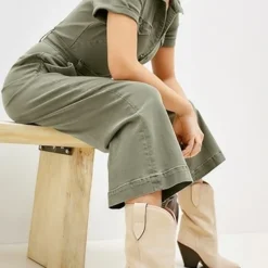 PAIGE Short Sleeve Anessa Jumpsuit