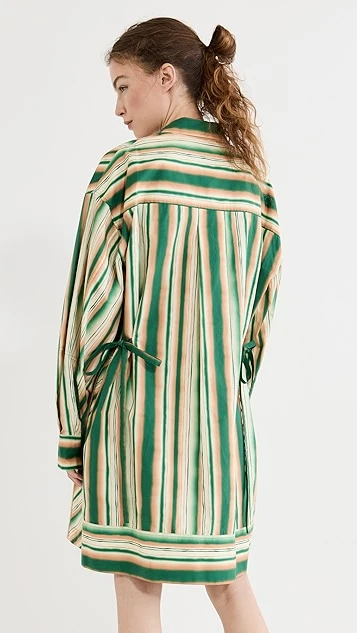 3.1 Phillip Lim Painted Stripe Shirt Dress 4 3.1 Phillip Lim Painted Stripe Shirt Dress - Image 2