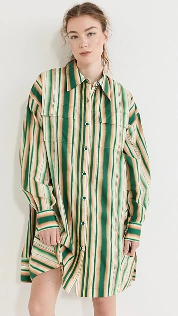 3.1 Phillip Lim Painted Stripe Shirt Dress 3 3.1 Phillip Lim Painted Stripe Shirt Dress