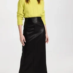 Pixie Market Yve Maxi Faux Leather Skirt -Deals Glitz Muse Store pixie300151071b 1669994784735 2 0. UX357 QL90