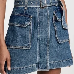Pixie Market AR Denim Cargo Belted Miniskirt -Deals Glitz Muse Store pixie3001711554 1681482507122 2 0. UX357 QL90