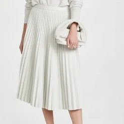 Proenza Schouler White Label Faux Leather Pleated Skirt -Deals Glitz Muse Store pswll302061a924 1631208086667 2 0. UX357 QL90