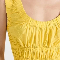 Proenza Schouler White Label Poplin Gathered Midi Dress -Deals Glitz Muse Store pswll3032510916 1675184042351 2 0. UX357 QL90