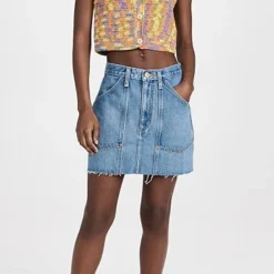 RE/DONE Workwear Denim Skirt -Deals Glitz Muse Store redon307581f525 1678743599684 2 0. UX357 QL90