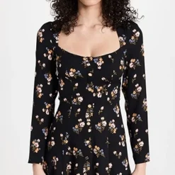 Reformation Indira Long Sleeve Mini Dress -Deals Glitz Muse Store refor407721fe0a 1674848945335 2 0. UX357 QL90