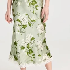 Reformation Arie Silk Skirt