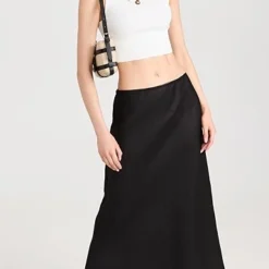 Reformation Layla Linen Skirt