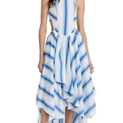 Rosie Assoulin Halter Striped Embroidery Dress -Deals Glitz Muse Store rosdb3010524988 1673566316614 2 0. UX357 QL90