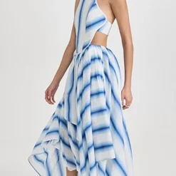 Rosie Assoulin Halter Striped Embroidery Dress -Deals Glitz Muse Store rosdb3010524988 1673566316884 2 0. UX357 QL90