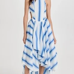 Rosie Assoulin Halter Striped Embroidery Dress -Deals Glitz Muse Store rosdb3010524988 1673566317961 2 0. UX357 QL90