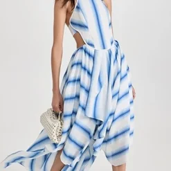 Rosie Assoulin Halter Striped Embroidery Dress -Deals Glitz Muse Store rosdb3010524988 1673566318023 2 0. UX357 QL90