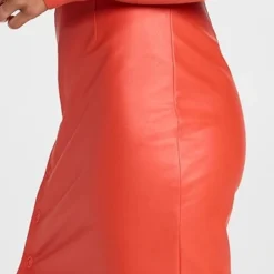 LAPOINTE Stretch Faux Leather Side Snap Mini Skirt -Deals Glitz Muse Store sally3014010338 1655825133191 2 0. UX357 QL90