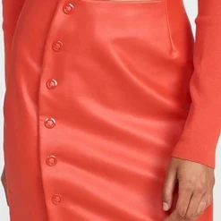 LAPOINTE Stretch Faux Leather Side Snap Mini Skirt -Deals Glitz Muse Store sally3014010338 1655825133262 2 0. UX357 QL90