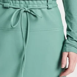 LAPOINTE Stretch Faux Leather Flared Drawstring Midi Skirt -Deals Glitz Muse Store sally3017910409 1676052710262 2 0. UX357 QL90