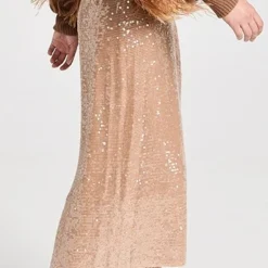 LAPOINTE Sequin Viscose High Waist Slit Skirt -Deals Glitz Muse Store sally301871a3ac 1668452622533 2 0. UX357 QL90