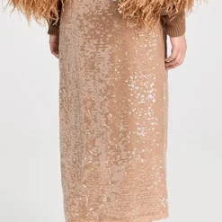 LAPOINTE Sequin Viscose High Waist Slit Skirt -Deals Glitz Muse Store sally301871a3ac 1668452622734 2 0. UX357 QL90