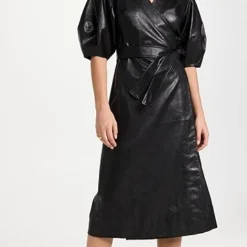 Sea Freya Vegan Leather Wrap Dress -Deals Glitz Muse Store seaaa217711cd2d 1665685396016 2 0. UX357 QL90