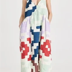 Sea Cari Patchwork Slip Dress -Deals Glitz Muse Store seaaa2179510167 1677610656272 2 0. UX357 QL90