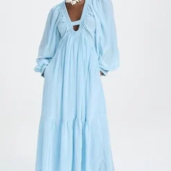 Sea Nyla Twill Puff Sleeve V Neck Dress -Deals Glitz Muse Store seaaa218141a569 1677003805912 2 0. UX357 QL90