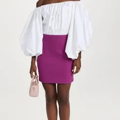 Sergio Hudson Classic High Waisted Mini Skirt -Deals Glitz Muse Store sehud3000912205 1654885944173 2 0. UX357 QL90