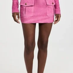 Sergio Hudson Miniskirt With Patch Pockets