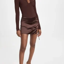 Supriya Lele Stretch Satin Nic Micro Mini Skirt -Deals Glitz Muse Store slele3000111141 1665343759678 2 0. UX357 QL90