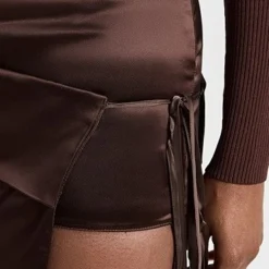 Supriya Lele Stretch Satin Nic Micro Mini Skirt -Deals Glitz Muse Store slele3000111141 1665343761417 2 0. UX357 QL90