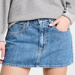 SLVRLAKE Low Rise Micro Miniskirt