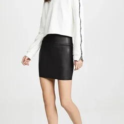 SPRWMN Leather Miniskirt -Deals Glitz Muse Store sprwm300021071c q4 2 0. UX357 QL90