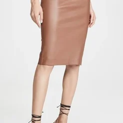 SPRWMN Leather Pencil Skirt