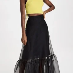 STAUD Ambrosia Skirt -Deals Glitz Muse Store staud314391071b 1671146538080 2 0. UX357 QL90